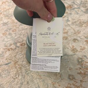 Hearth & Hand Sage Bluetooth LED Lantern